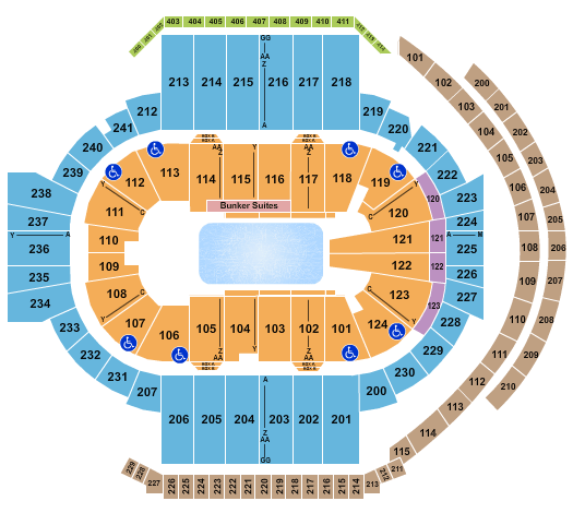 PeoplesBank Arena Disney On Ice Seating Chart
